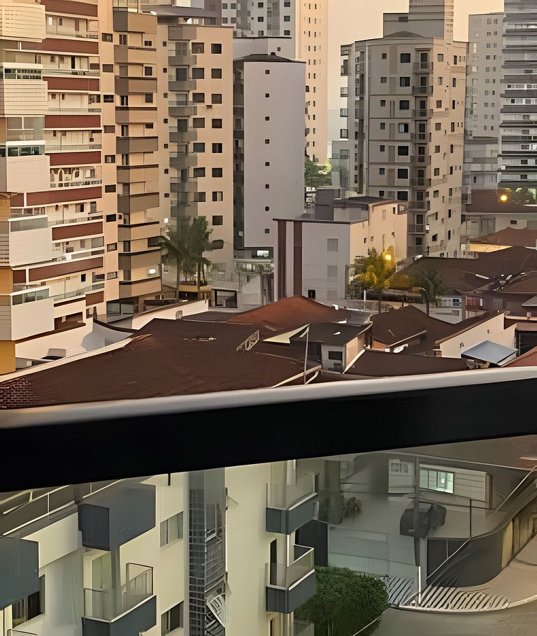 Apto aconchegante 200 metros praia - Wi-Fi 350MB